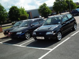 Ford Fiesta Si's at the RR day